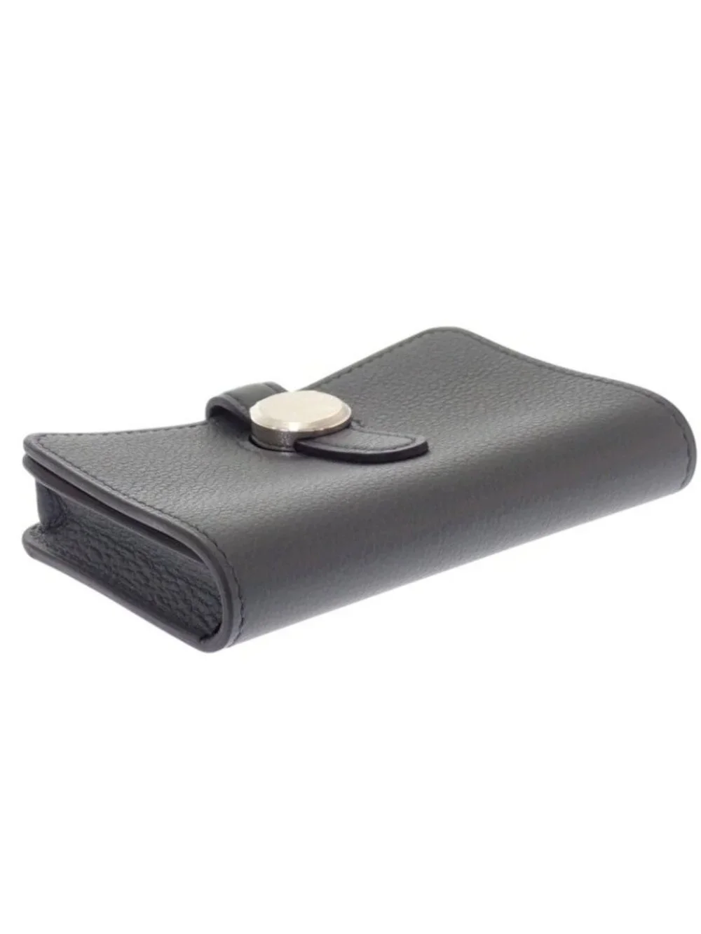 Hermes Dogon Compact Card Case Sellier Ever Color Gray Grimeyer